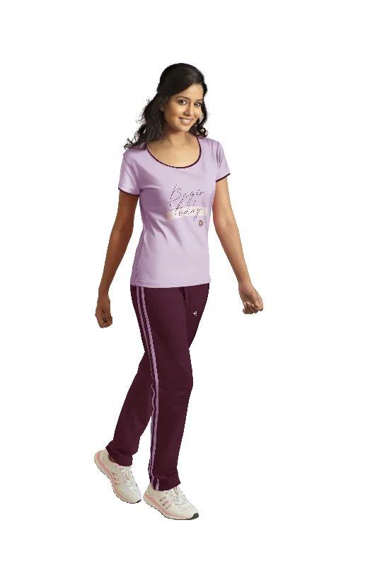 Women's Trendy Attire Loungewear Set-Lavender-Purple