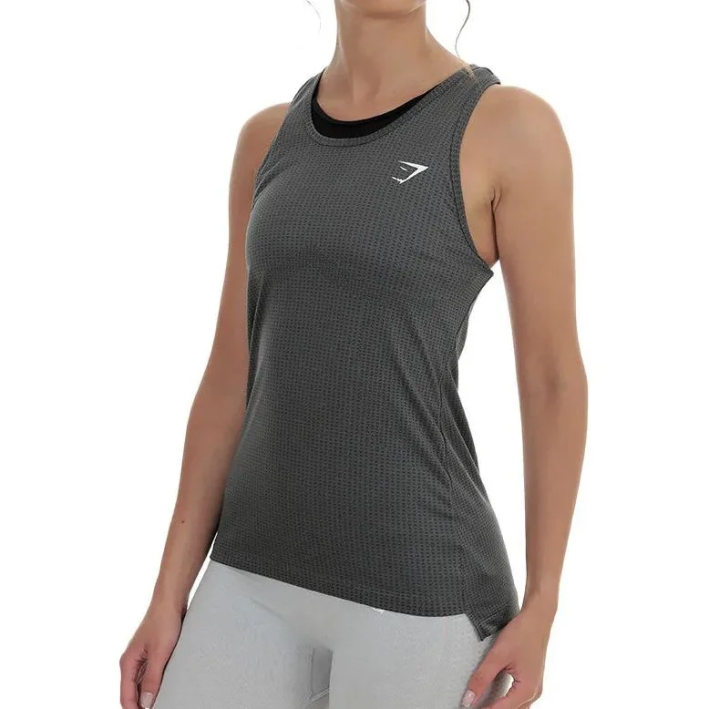 Women's High-Fashion Outfit Gymshark Apex Womens Training Vest Tank Top - Grey