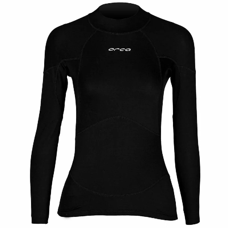 Fashionable Women's Clothing Orca Neoprene Long Sleeve Womens Base Layer Top - Black