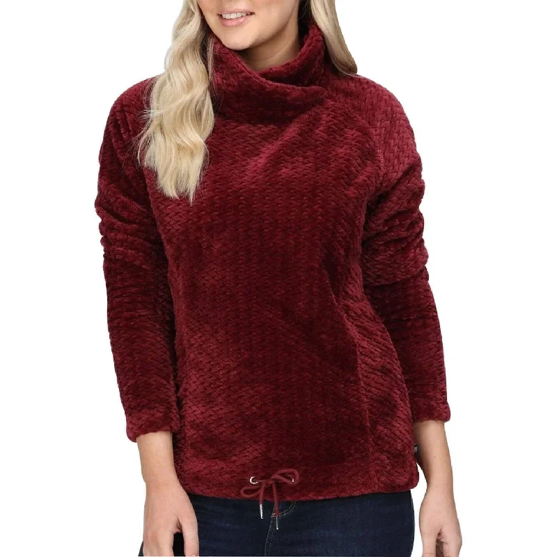 Women's Work Outfit For The Office Regatta Bethan Wrap Neck Womens Fleece Top - Red