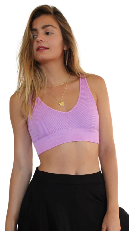 Women's Clothes And Apparel Reversible Chevron Crop Top