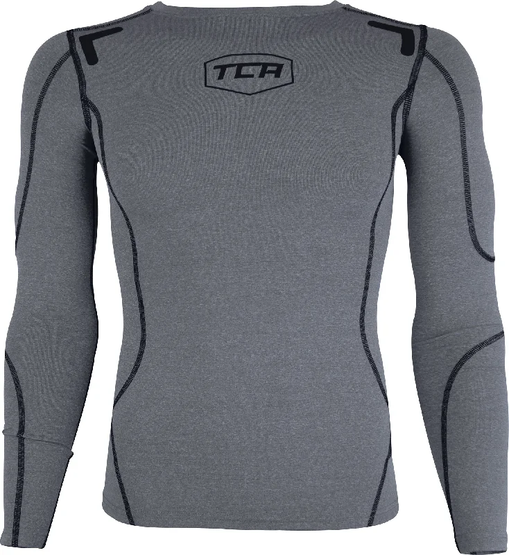 Timeless Women's Garments TCA Elite Plus Long Sleeve Junior Compression Top - Grey