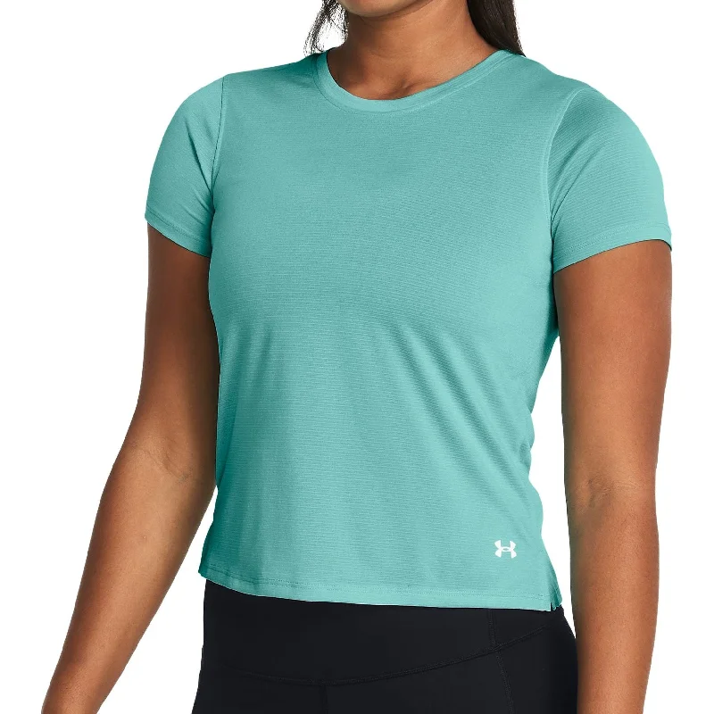 Women's Professional Attire Under Armour Launch Short Sleeve Womens Running Top - Green