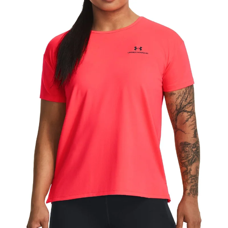 Stylish And Comfortable Clothing For Women Under Armour Rush Energy 2.0 Short Sleeve Womens Training Top - Pink