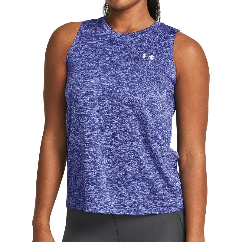 Women's Casual Wear Clothes Under Armour Tech Twist Womens Training Vest Tank Top - Purple