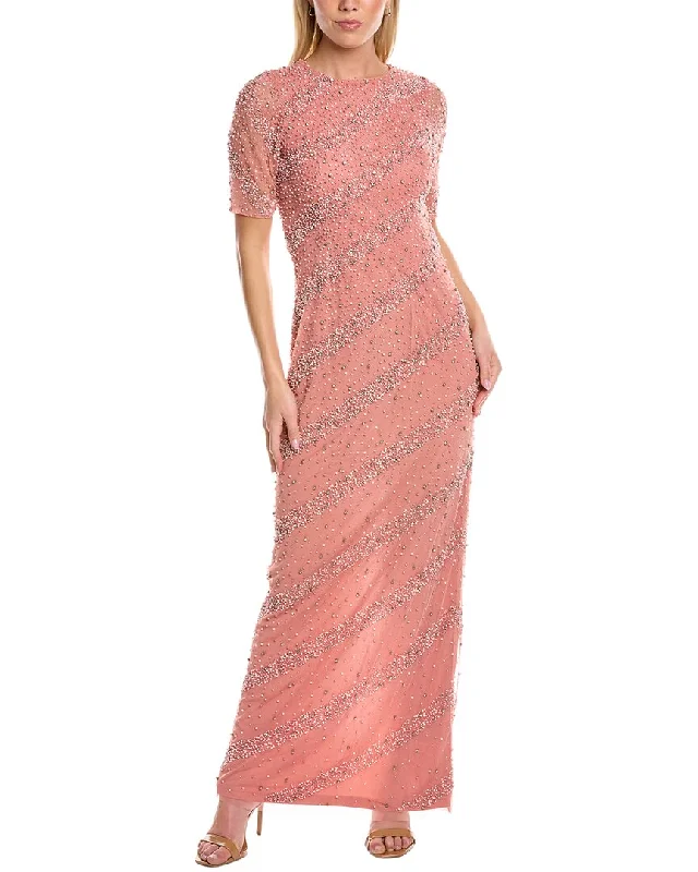 Women's Evening Outfit Aidan Mattox Beaded Gown