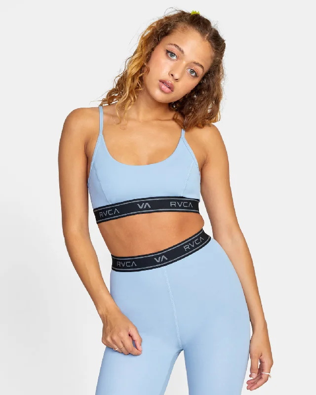 Timeless Women's Clothing Base Sports Bra - Muted Blue