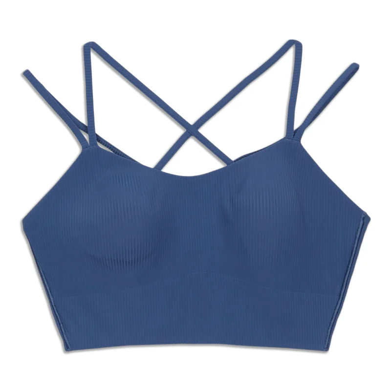 Women's Clothes And Garments Like A Cloud Ribbed Longline Bra - Resale