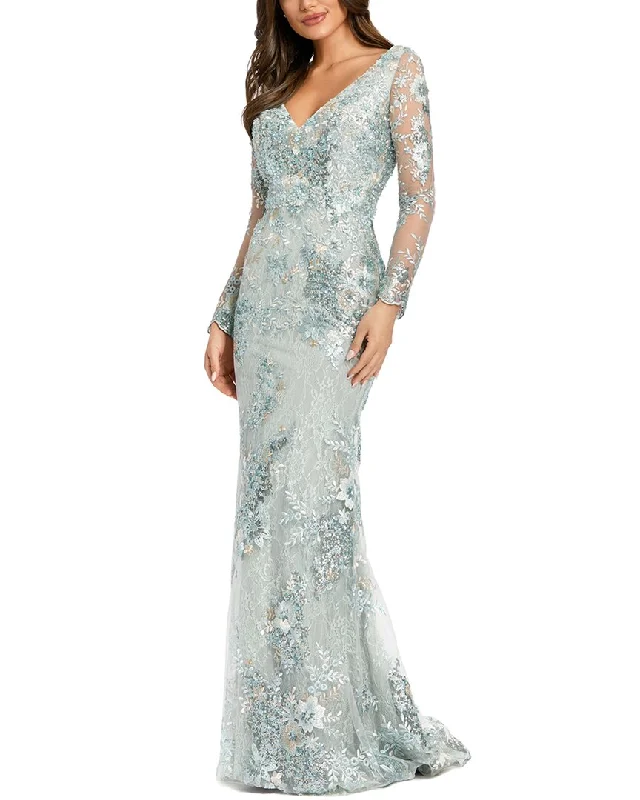 Women's Fashion Clothes Mac Duggal Column Gown