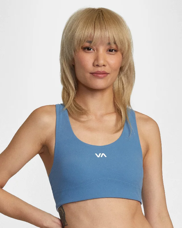 Women's Sporty Clothes VA Essential Mid II Bra - Coronet Blue