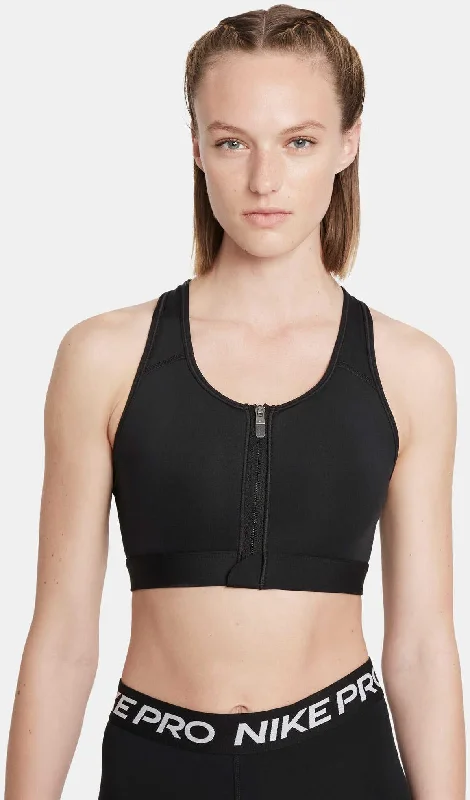 Women's Vintage Attire Women's Swoosh Medium-Support Padded Zip-Front Sports Bra