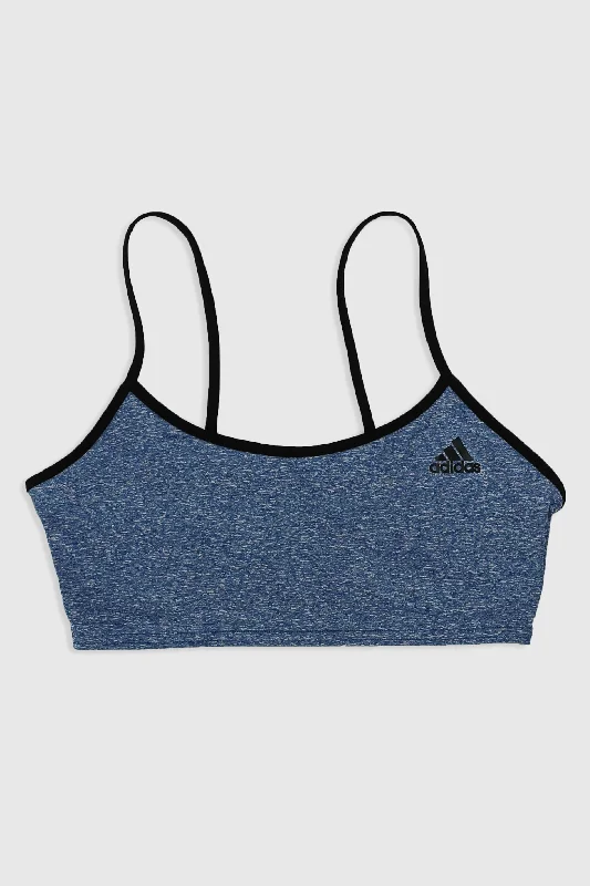 Women's Holiday Attire Rework Adidas Bra Top - L