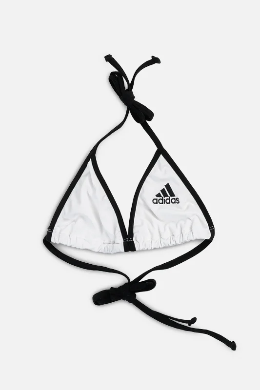 Women's Active Outfit For Fitness Rework Adidas Triangle Top - S