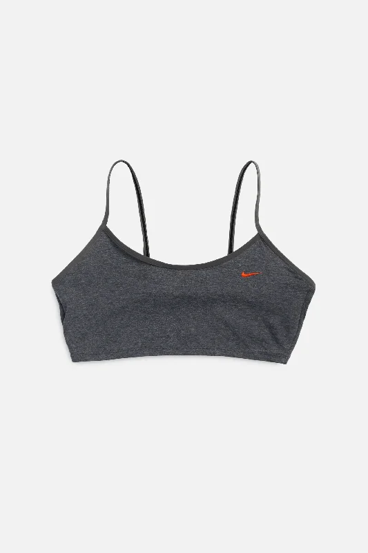 Women's Plus-Size Apparel Rework Nike Bra Top - L