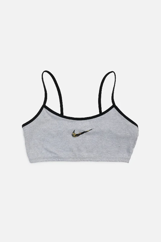 Vintage-Inspired Women's Apparel Rework Nike Bra Top - M