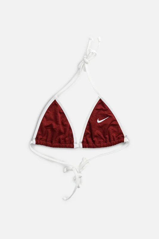 Stylish Clothes For Women Rework Nike Triangle Top - M